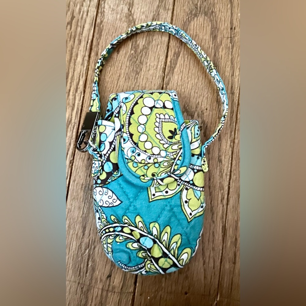 Vintage Vera Bradley Turquoise and Lime Mini Bag